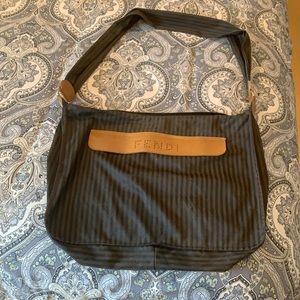 Authentic vintage rare Fendi messenger bag with carrying case